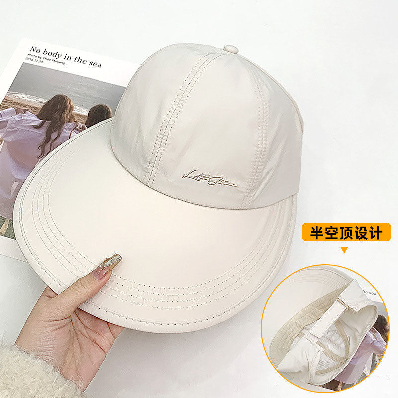 Wholesale Sun protection hat for women in summer with enlarged brim, light, breathable and quick-drying cap